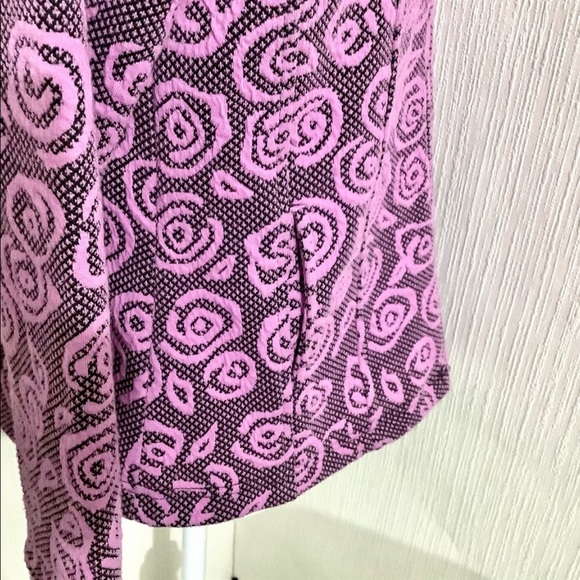 RAFAEL SPORT Fuschia Rose Print Full Zip Athletic Jacket Size Small - Picture 10 of 14